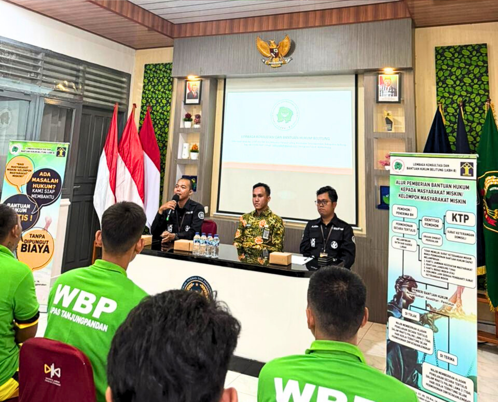 Perkuat Pemahaman Hak Hukum, Lapas Tanjungpandan Bersama LKBH Belitung Gelar Sosialisasi